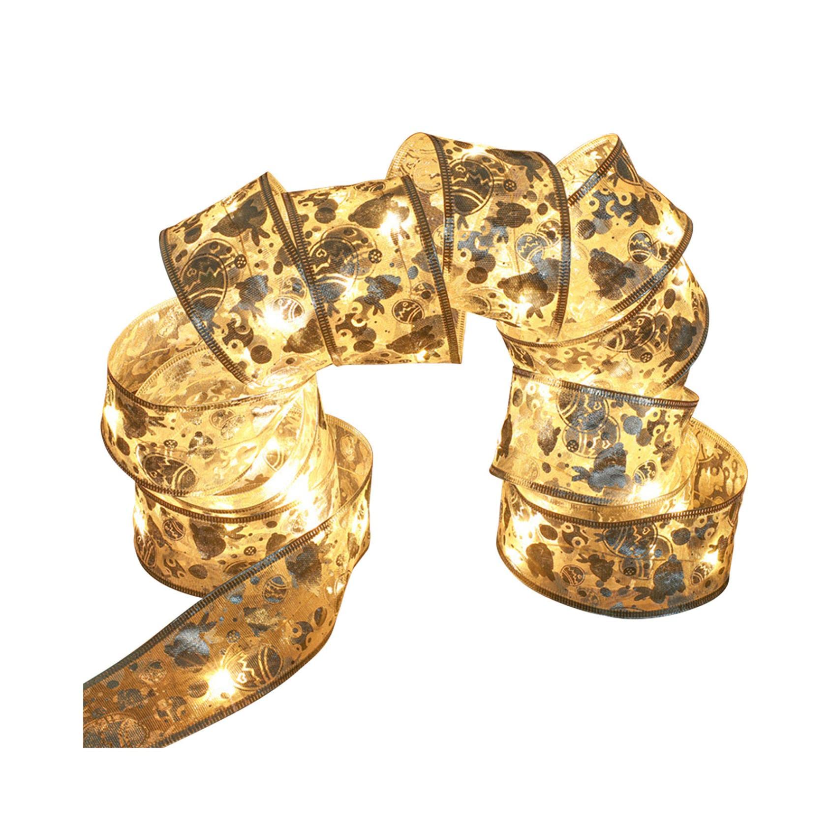 Topo de árvore de Natal de 4 m com luz LED e fita, decoração de estrela de árvore de Natal com controlo remoto, decoração de Natal, luz de Natal - 8