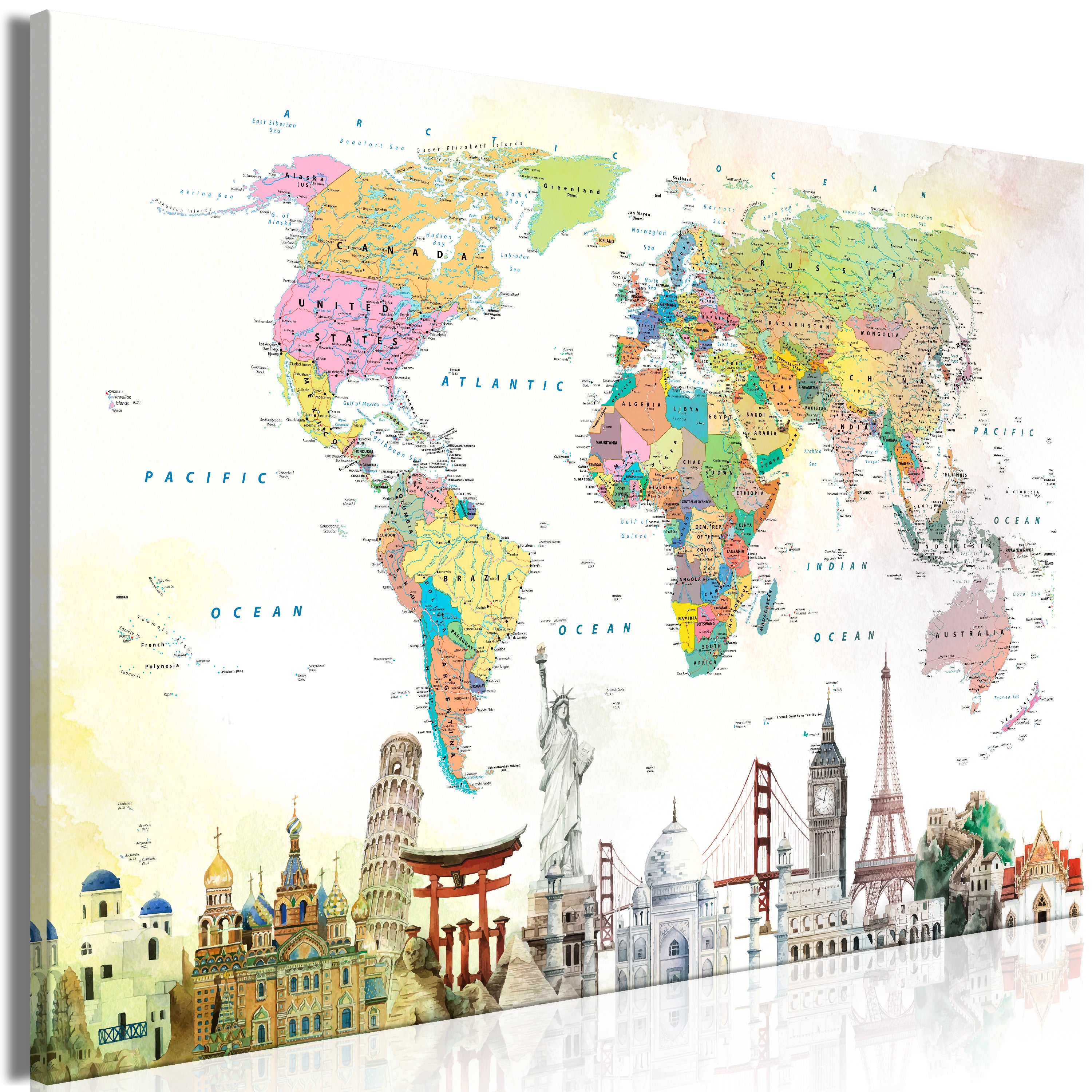 Tableau - Wonders of the World (1 Part) Wide [30x20] | Leroy Merlin