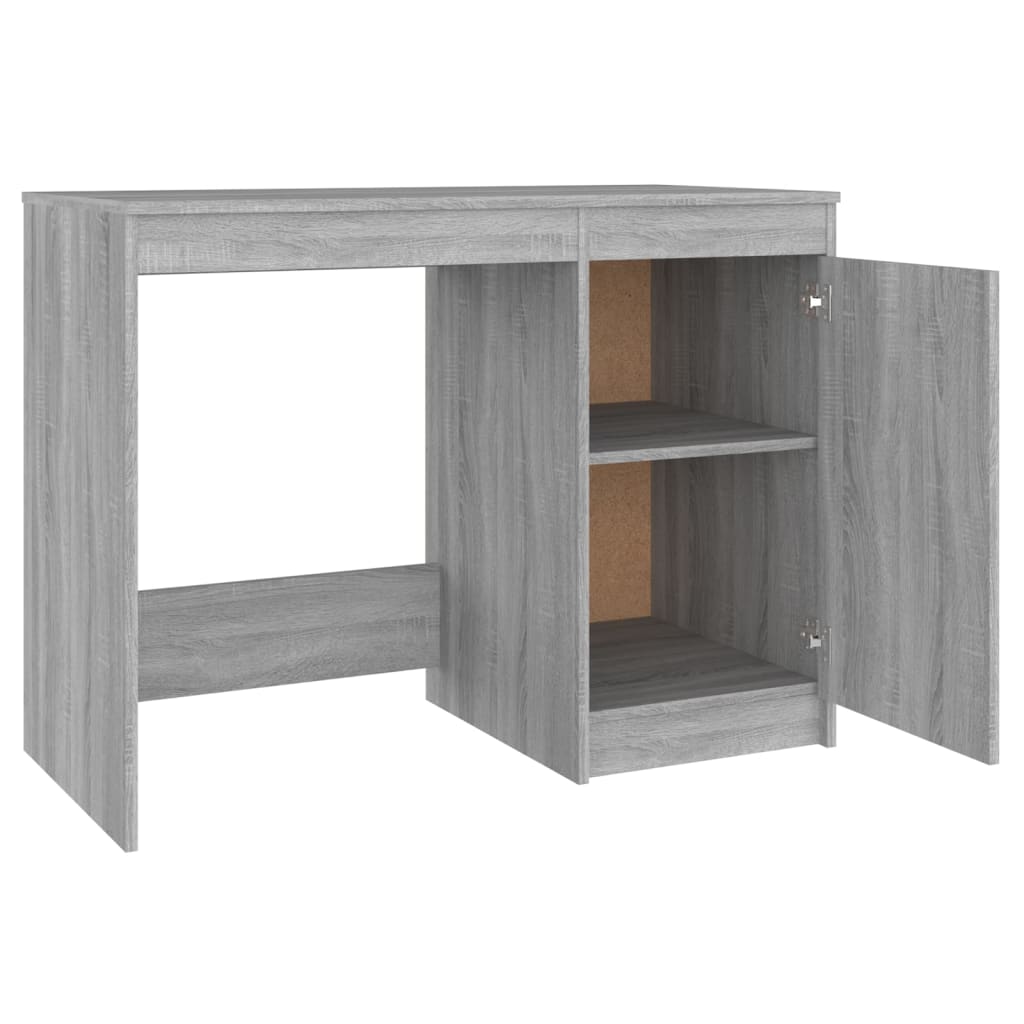 Bureau，Table de travail，Table d'étude Sonoma gris 100x50x76 cm Bois d'ingénierie CWV41020 - 6
