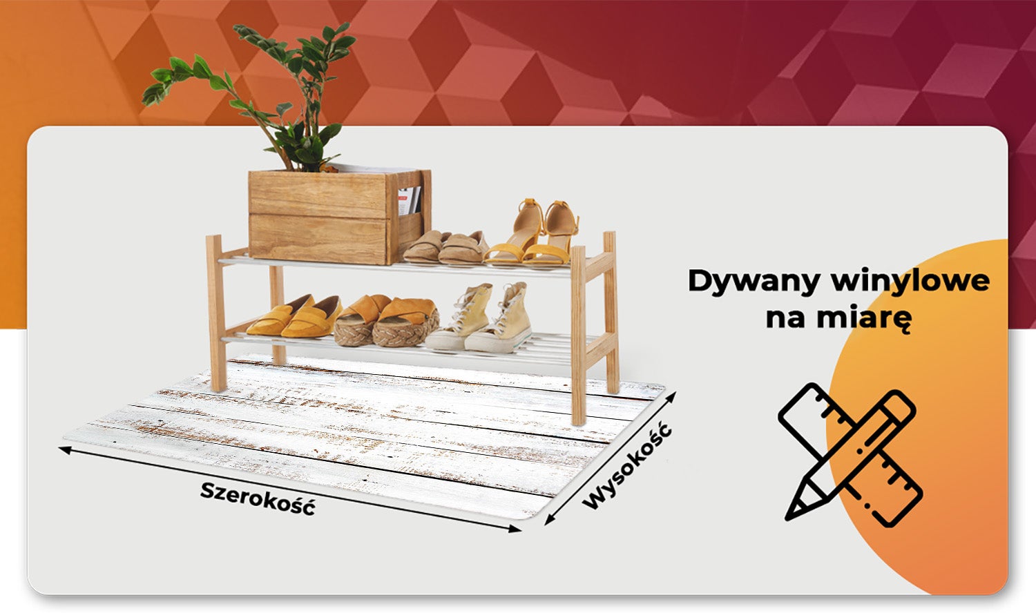 Dywan winylowy rustykalne drewno, mata winylowa naturalne deski do wnętrz 60x90 cm – Tulup - 5
