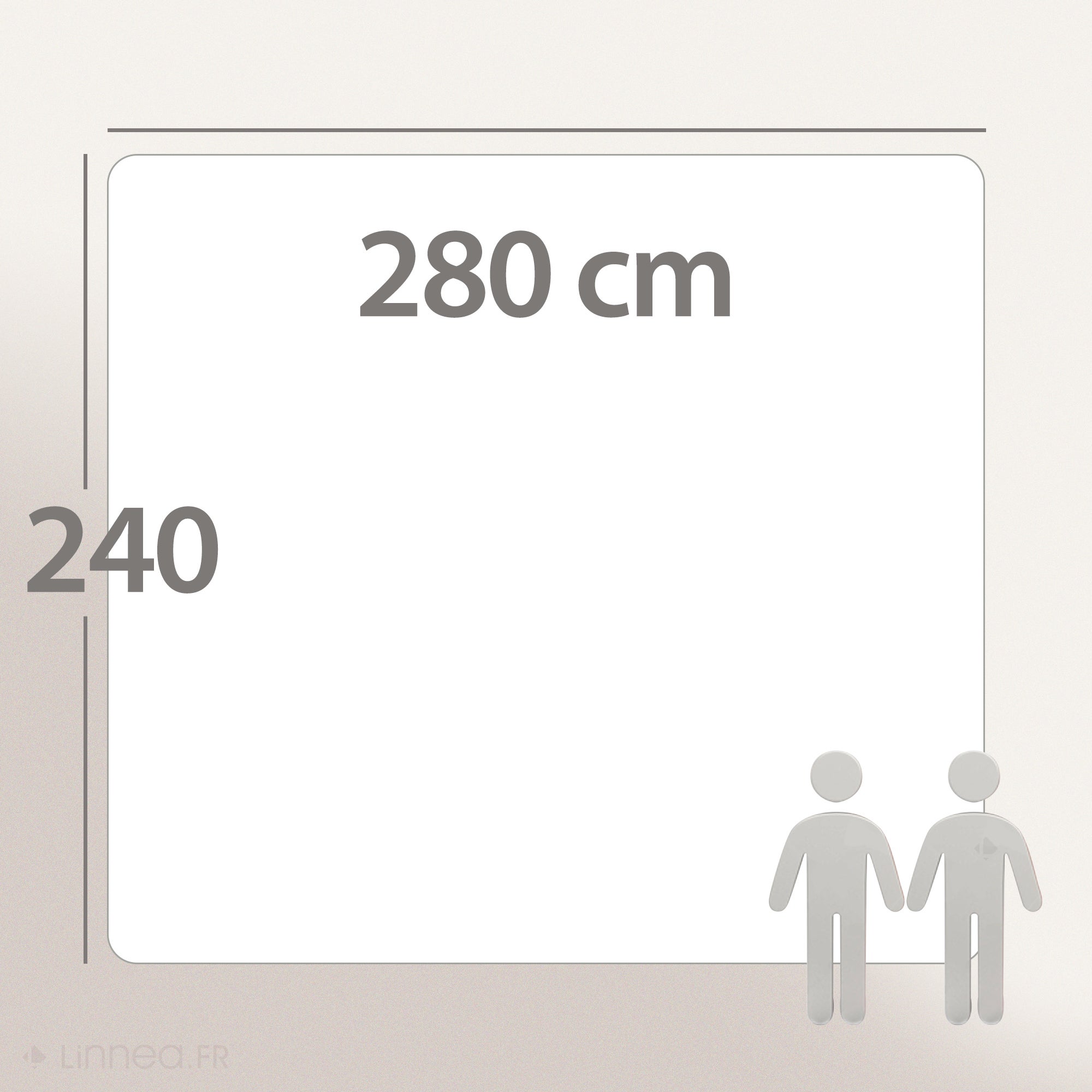 Couette hiver 280x240 cm COCOON garnissage fibre polyester 500 g/m2 - 6