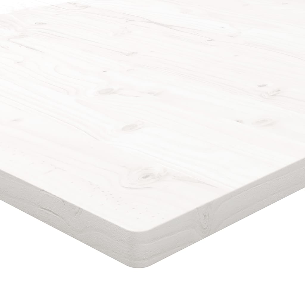 Maison Exclusive - Dessus de bureau blanc 110x60x2,5 cm bois massif de pin - 5