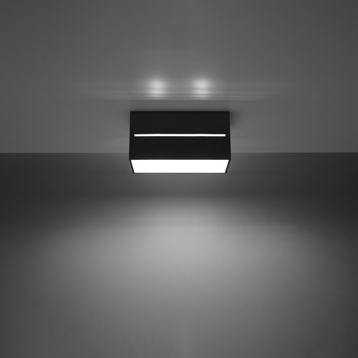 Plafon ZORBO MAXI czarny LED 3000K - 20x10x10cm Sollux