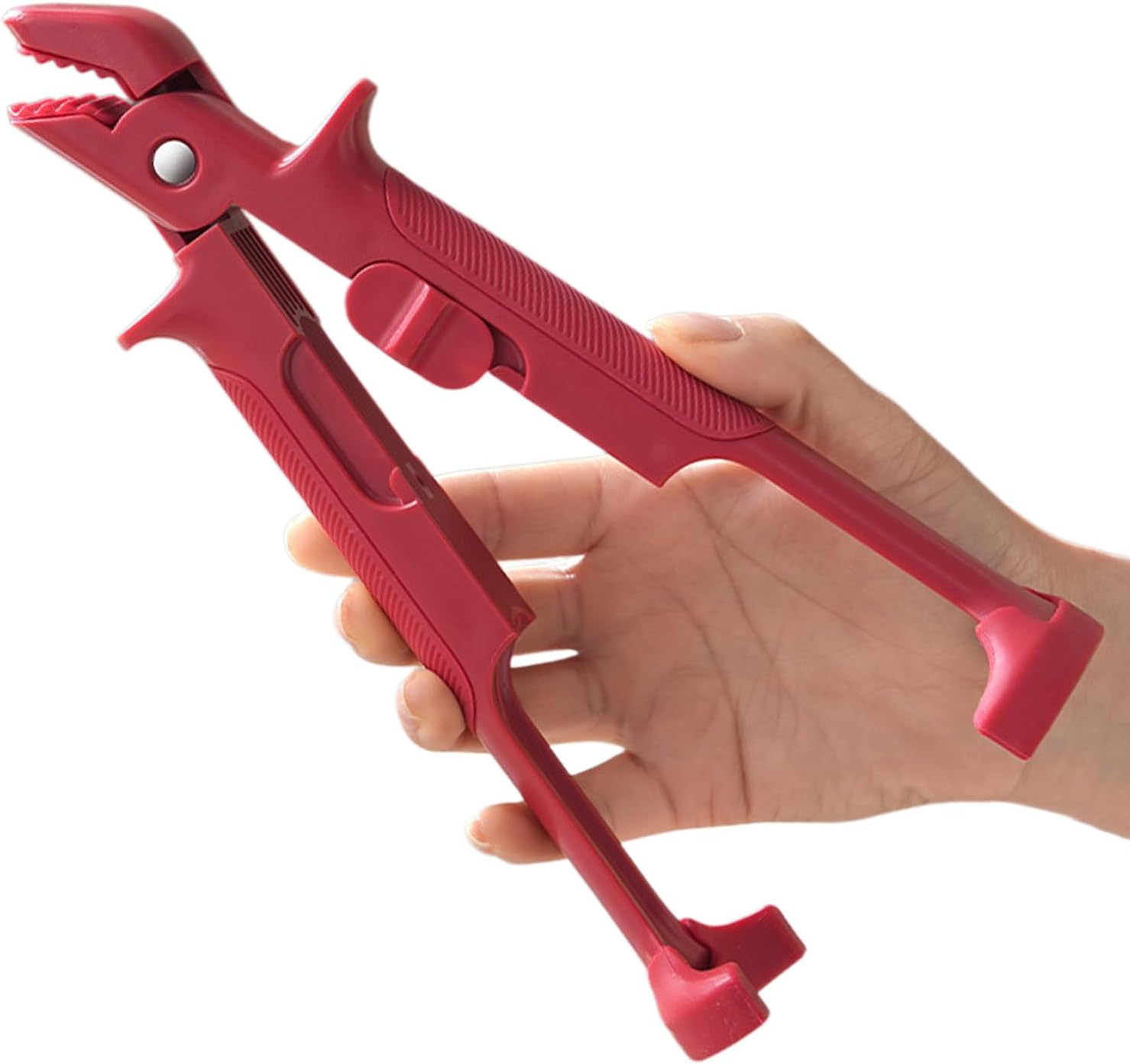 Wielofunkcyjne szczypce kuchenne, wielofunkcyjne szczypce chroniące przed oparzeniami do frytkownicy powietrznej, silikonowy klips 2 w 1 chroniący pr