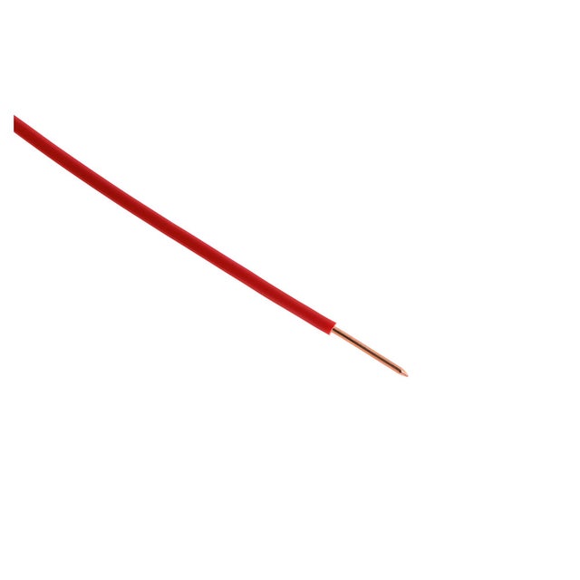 Cavo di alimentazione elettrica H07V-U 1,5mm² rosso - 10m - Zenitech