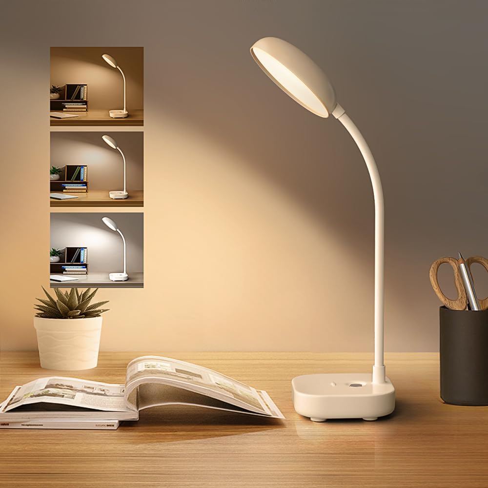 Lampe De Chevet Tactile À Intensité Réglable En 3 Étapes Avec Ports Usb