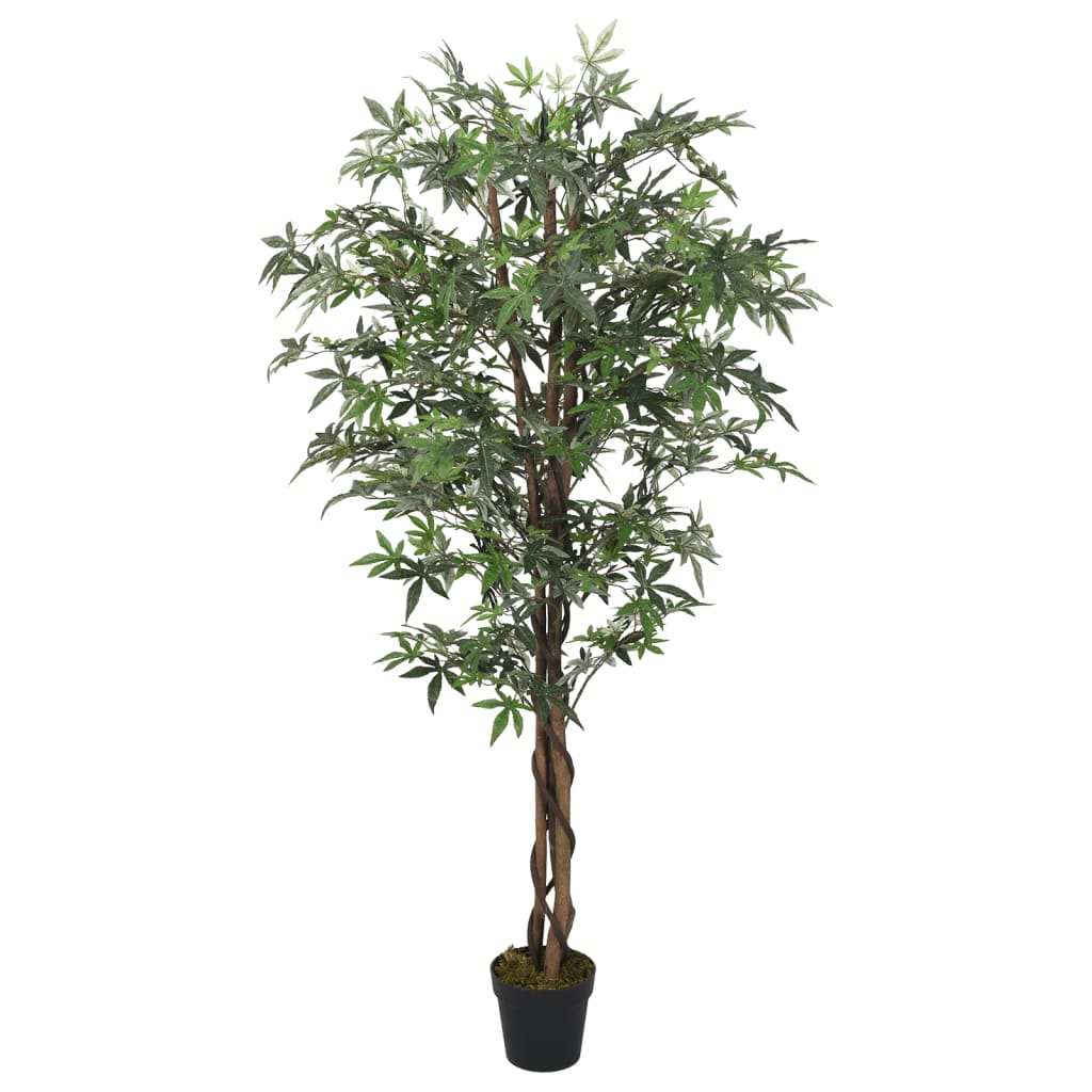 Érable Artificiel Japonais 120 Cm - Pot Inclus, Feuilles Rouges D'automne, Pour Décoration Intérieur/extérieur - 14