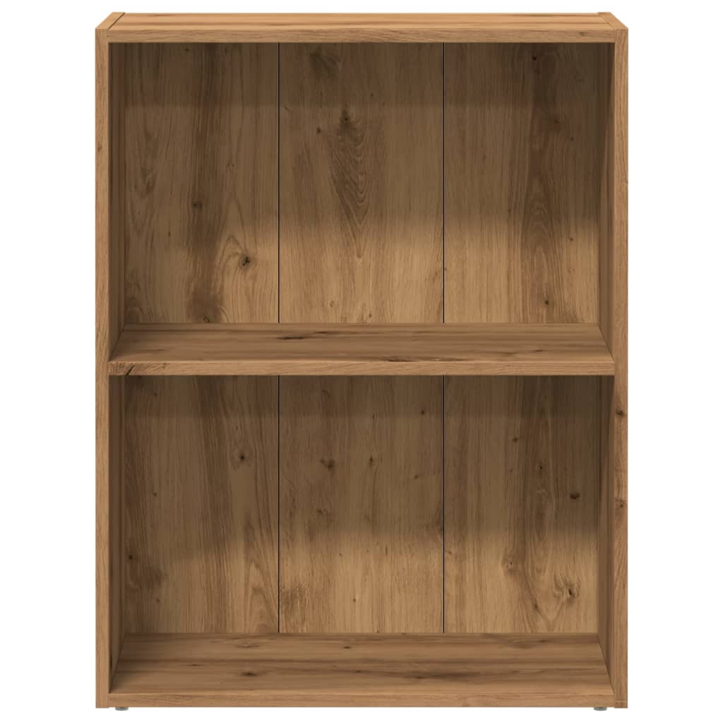 Bibliothèque pour Séjour en Bois Marron H. 30 x l. 60 x P. 30 cm - 4