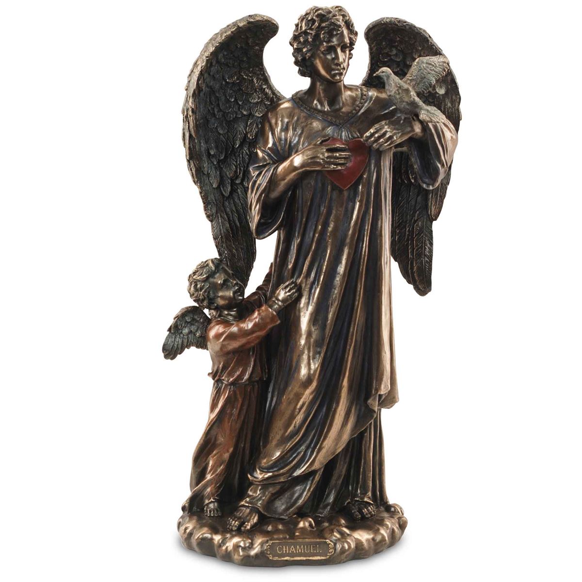 By sigris arcángel chamuel figura de colección figuras bronce colección clásico signes grimalt decor and go