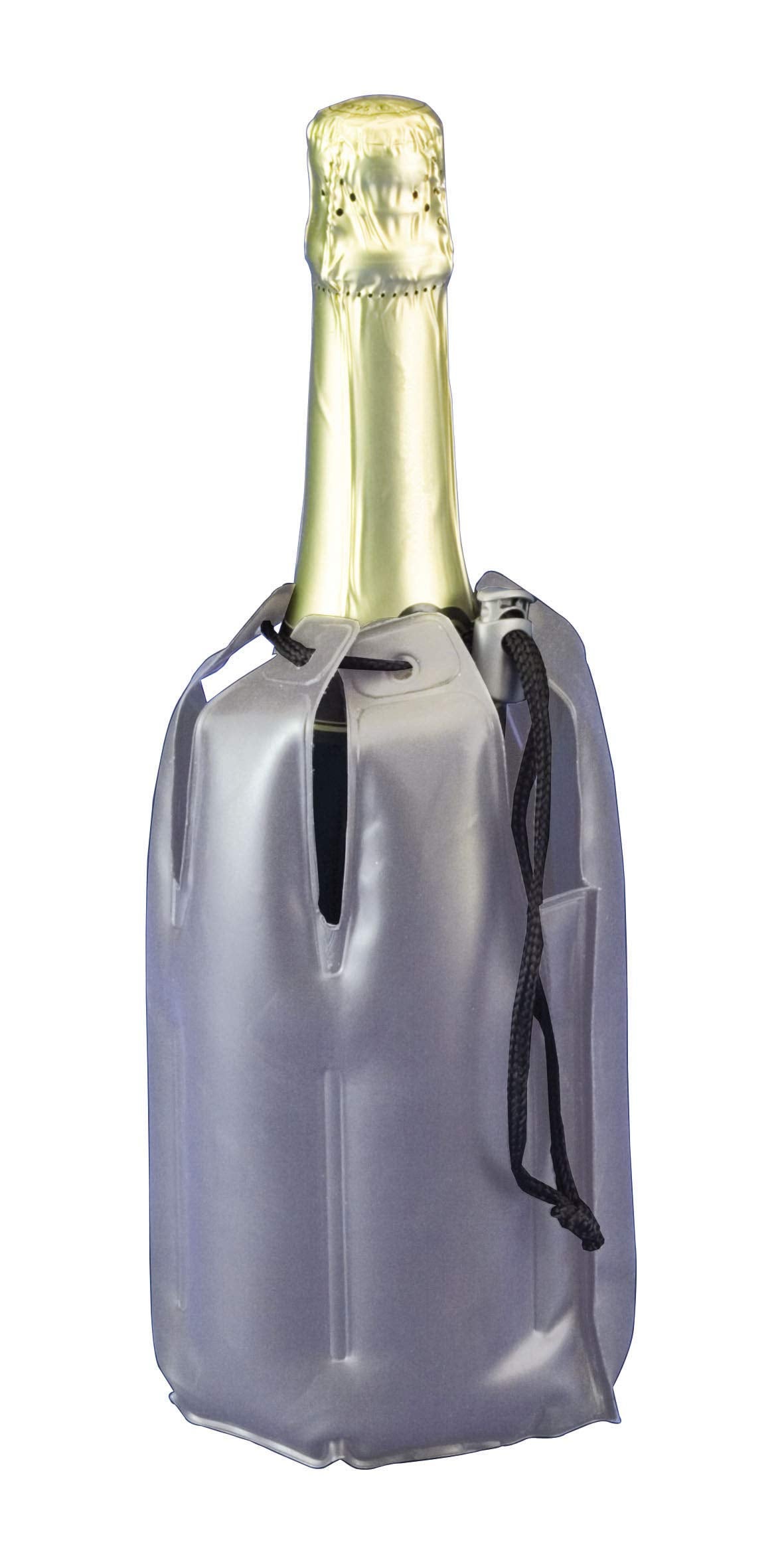 LACOR Flaschenkühler Mit Seil – Grau, Für Wein & Sekt, Aus Hochwertigem Material, Europäische Qualität