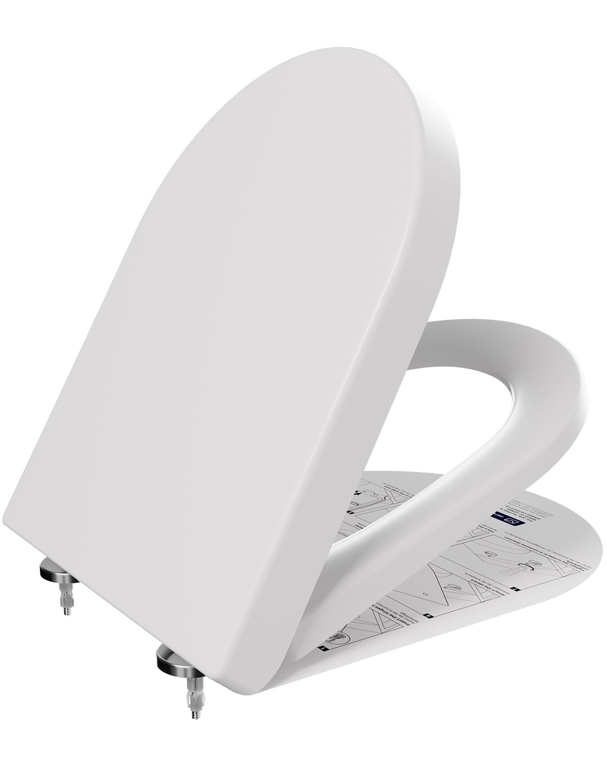 Abattant Toilette Pour WC - Abaissement Automatique[660