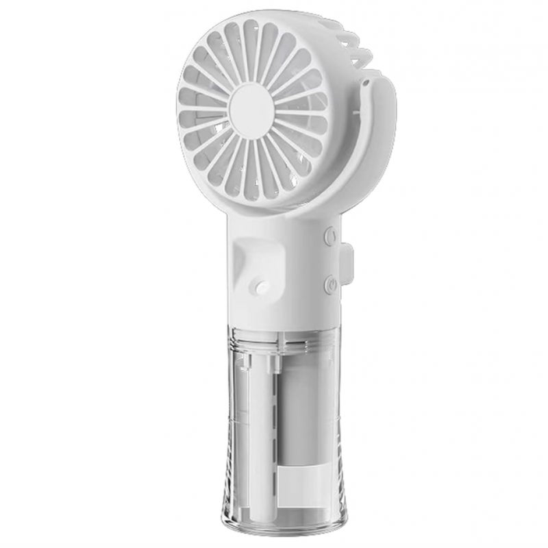 4 prędkości Mini przenośny wentylator z mgiełką wodną, ładowany przez USB, mały, lekki wentylator chłodzący do wnętrz, do szkoły