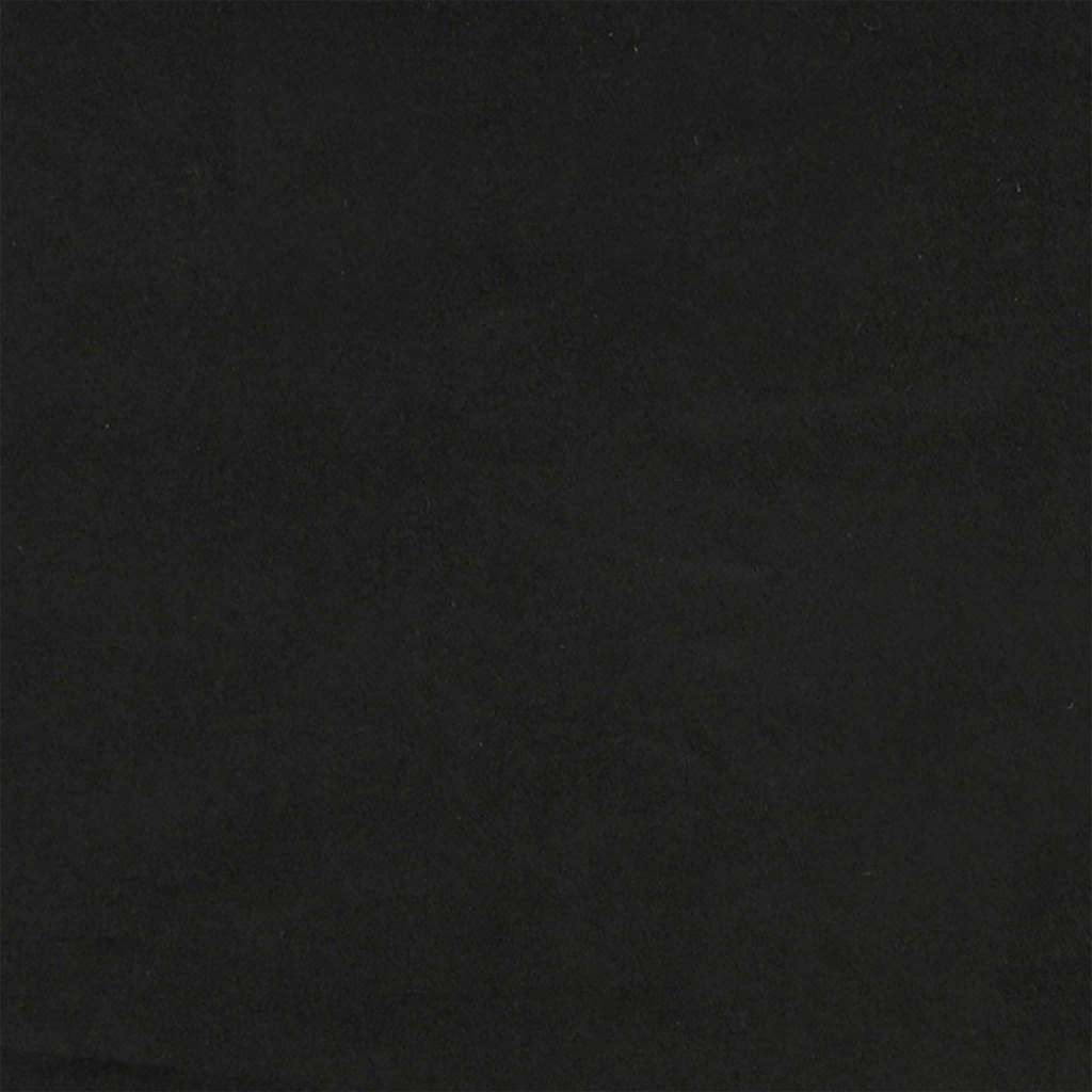 Cojines de asiento de 2 piezas de terciopelo negro, Ø 30 × 13 cm - 8