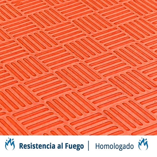 Artatami® Tatami Puzzle 1x1x20 mm Laranja - Lilás Pacote Econômico [4 Unidades] Artes Marciais. Caratê, Judô e Taekwondo, Espuma EVA. Antiderrapante. - 4