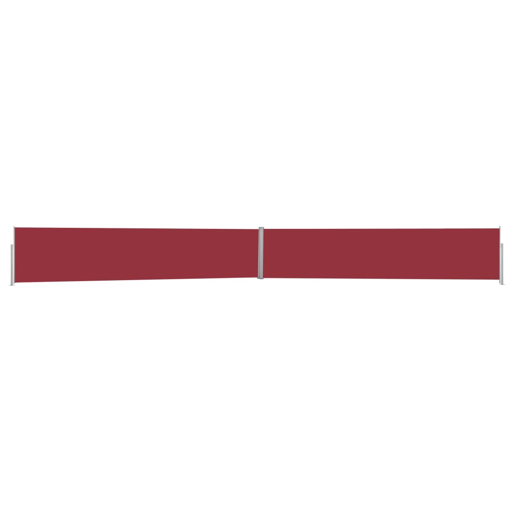 Toldo de terraza lateral retráctil 140x1200 cm rojo