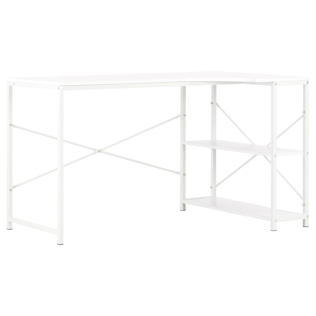 Bureau D Ordinateurtable De Travailtable D Tude Blanc X X Cm Cwv Leroy Merlin