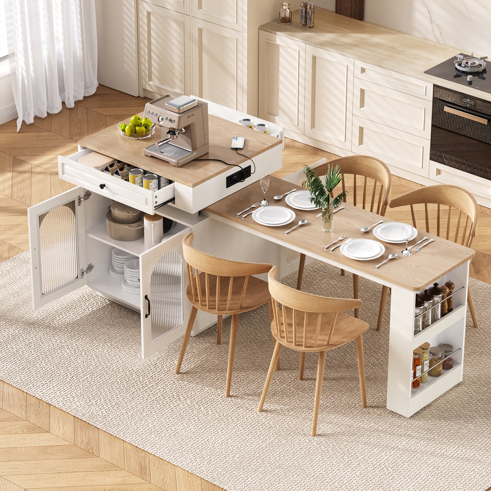 Lot De 4 Plateaux Décoratifs Ferme – Noir Et Blanc – Style Cœur – Déco Maison