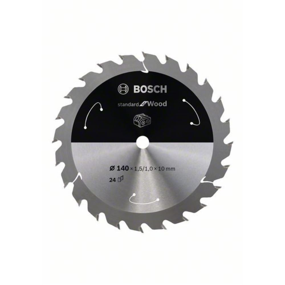 Bosch PRO Wood bezprzewodowa tarcza do pił tarczowych 140 x 1,5 x 10 mm - 2608837669