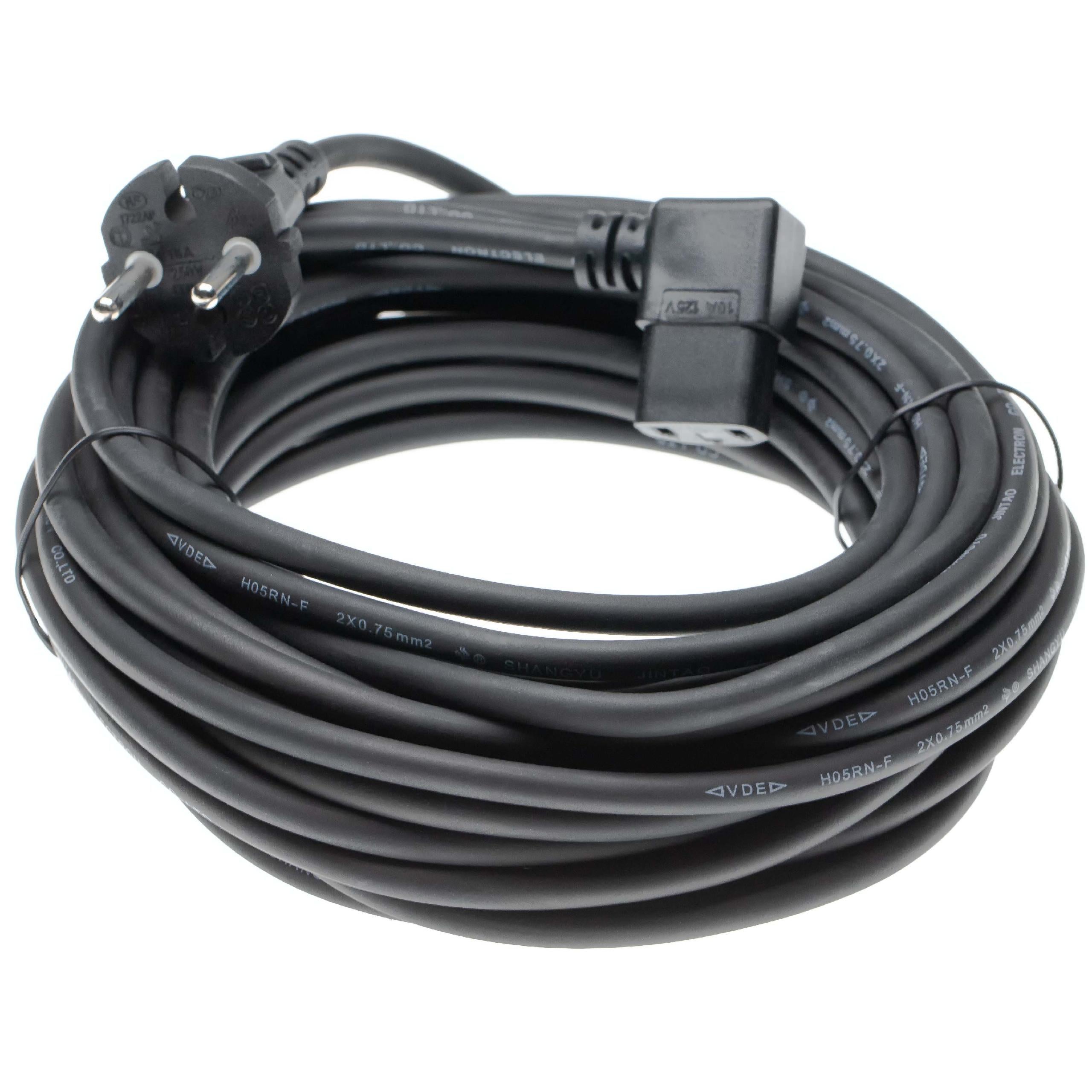 Vhbw Cavo Di Alimentazione Per Kirby Aspirapolvere – Lunghezza 10 M, Compatibile Con G3, G4, G5, G6, G7, G8, G10 Sentria, Diamond