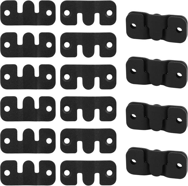10 Paires Support Montage Encastr Dissimul Fixation Murale Supports 