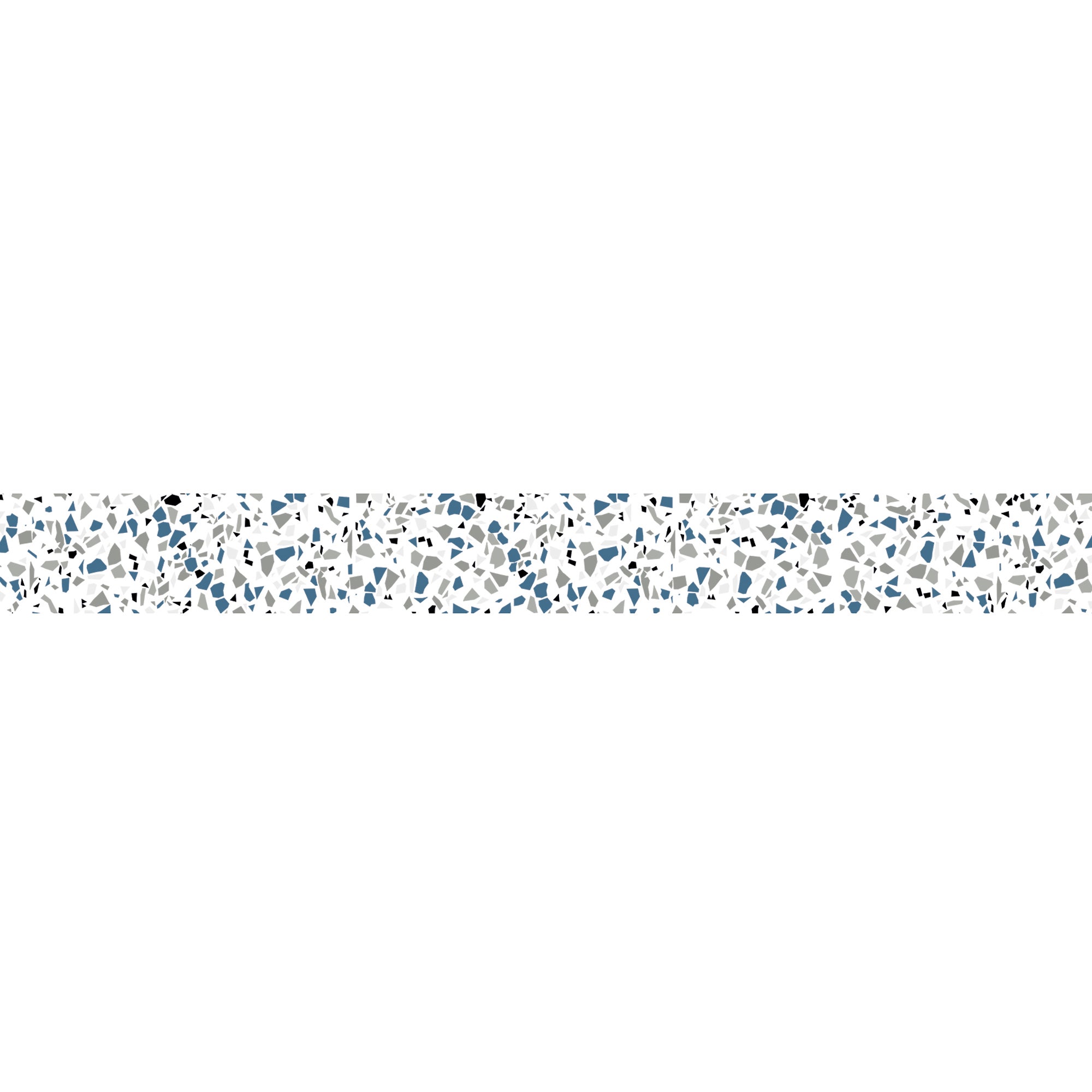 Pegatina de frecuencia adhesiva decorativa, friso de adhesivo de mármol con color azul, 10 cm x 300 cm - 2