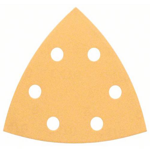 Lot de 50 feuilles abrasives triangulaires - Grain mélangé 40, 80, 120