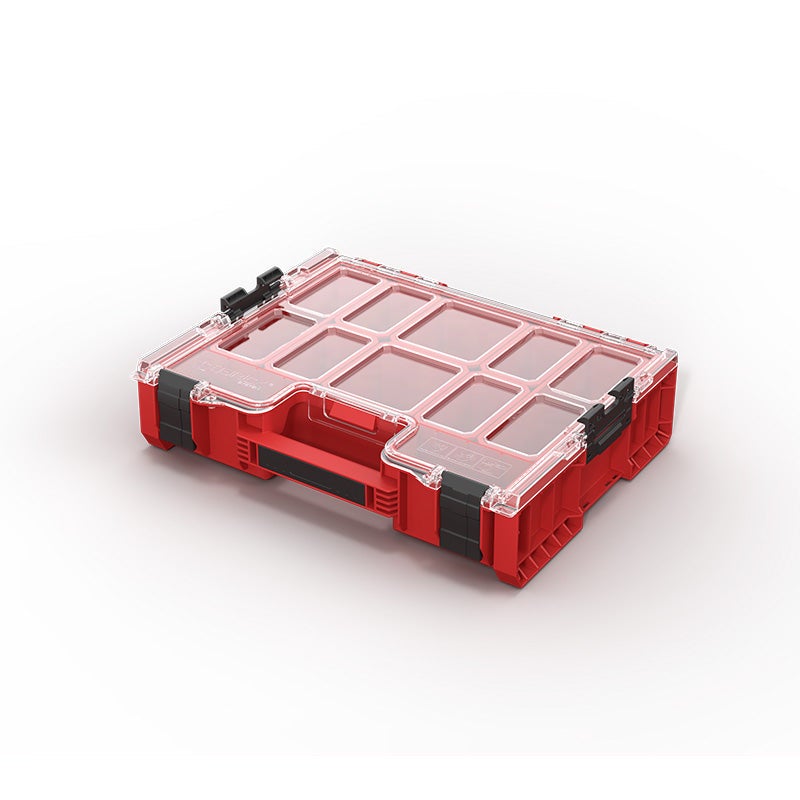 ORGANIZER NA NARZĘDZIA Z PRZEGRODAMI 8 POJEMNIKÓW QBRICK PRO 300 RED