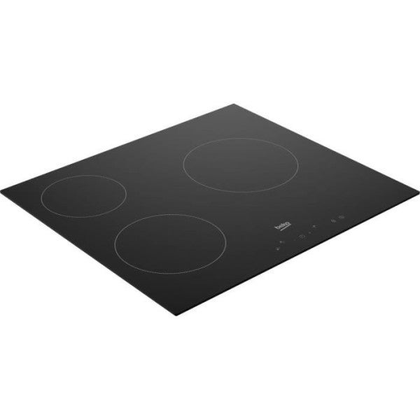 Plaque de Cuisson - Vitroceramique - BEKO - 3 foyers - 60 cm - HIC63400 - 3