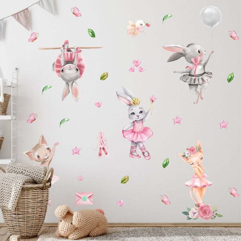 Enowelir Astronaut Rachetă Stele Planet Space Autocolante de perete pentru camera copiilor Baby Nursery Decorare de perete