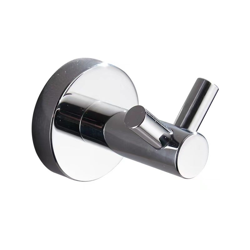 Wieszak ścienny na ubrania, ręczniki i szlafroki wykonany ze stali nierdzewnej, chromowany