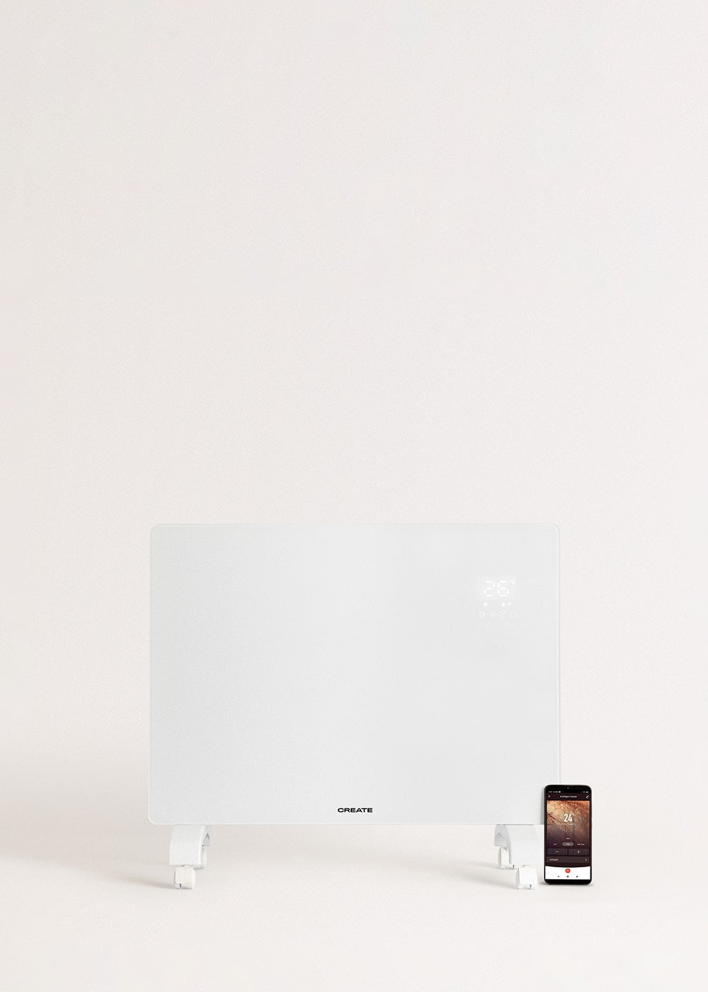 CREATE - WARM CRYSTAL 1500W - Convector eléctrico de cristal con WiFi - 3