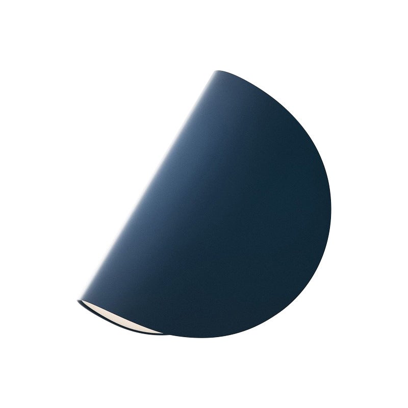 Nowoczesny kinkiet LED, obrotowy kinkiet, lampa stołowa do łazienki, kinkiet - niebieski - trójkolorowe światło (1 szt.)