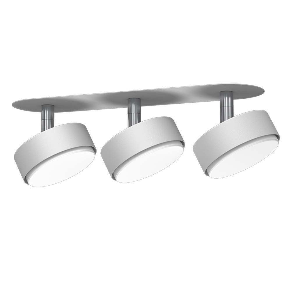Oprawa sufitowa wpuszczana Drop biała 3xGX53x9W owalna ruchoma IP20 wym: 7,5 x 27,5 x 8 cm metal Brosline