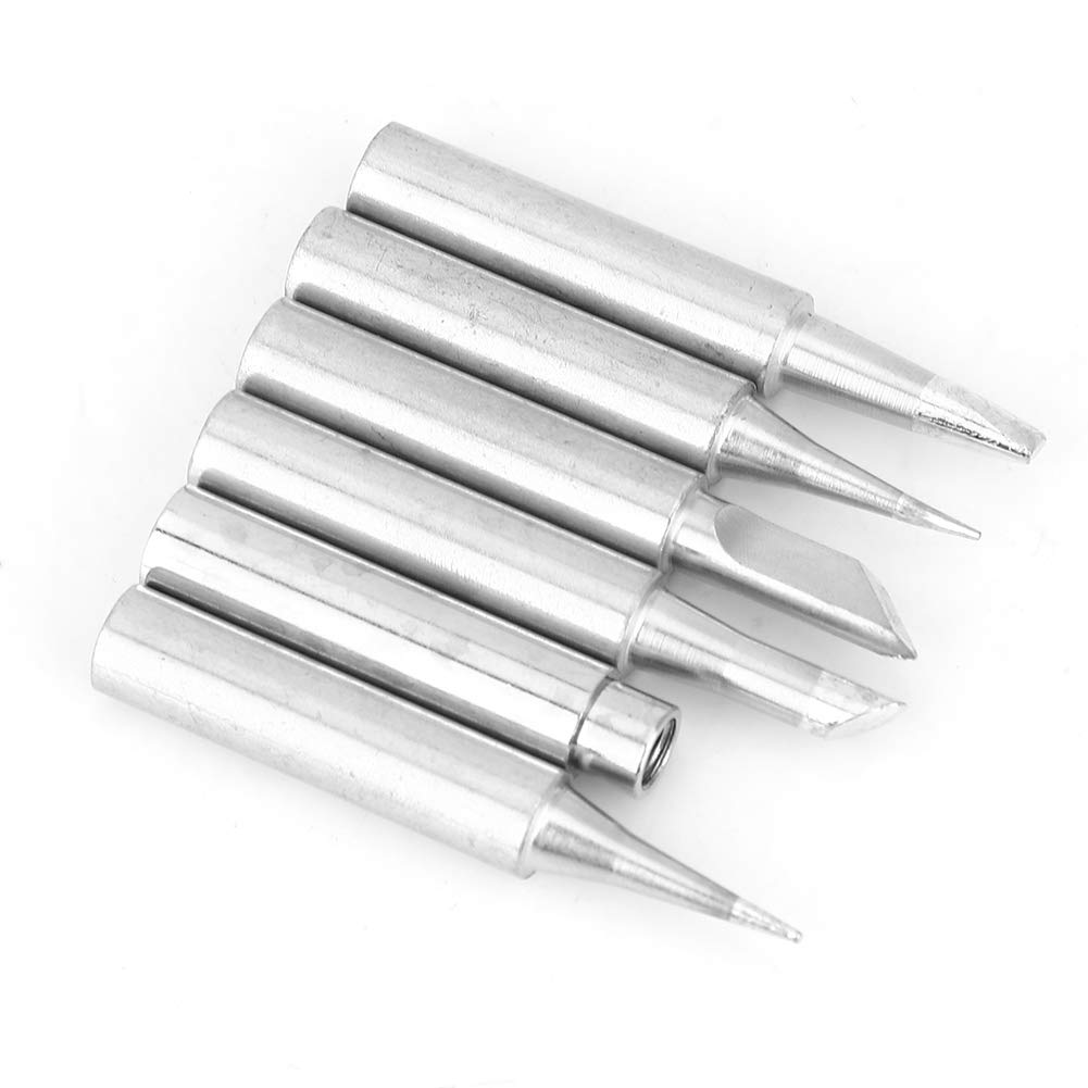 6 Punte Di Ricambio Per Saldatore - Kit Punte Interface E10, Senza Piombo, A Ago, Forme B, C, K, 50 Mm