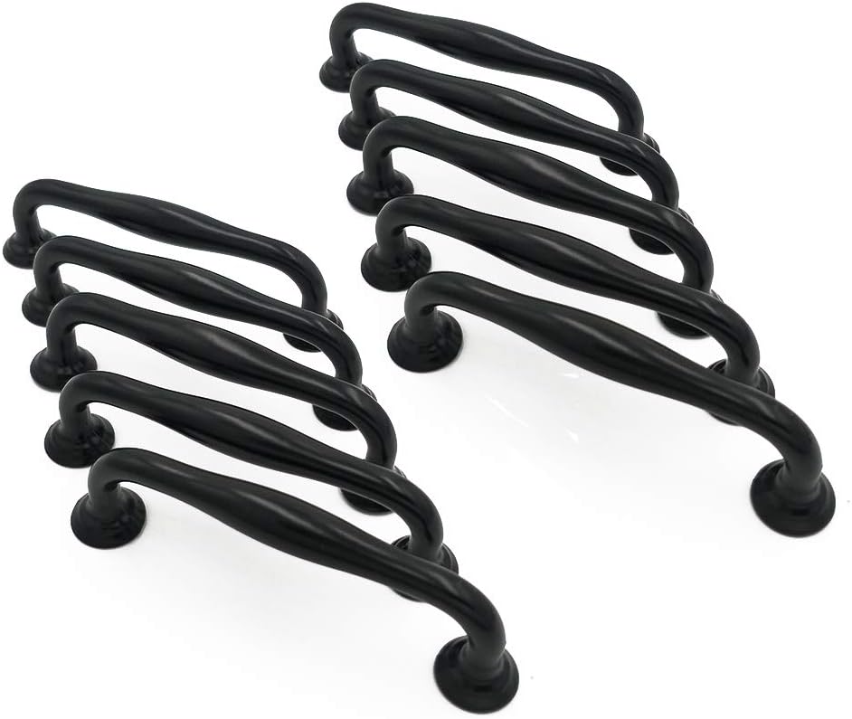 Zestaw 10 Uchwytów do Szuflad – Rozstaw 96 mm, Nowoczesny Design, Do Kuchni, Szafy, Mebli Sypialnianych