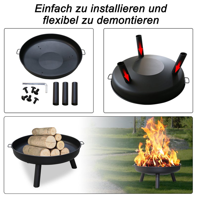 Palle in ceramica, set da 4 pollici di 12 pietre Albania - Fire Pits