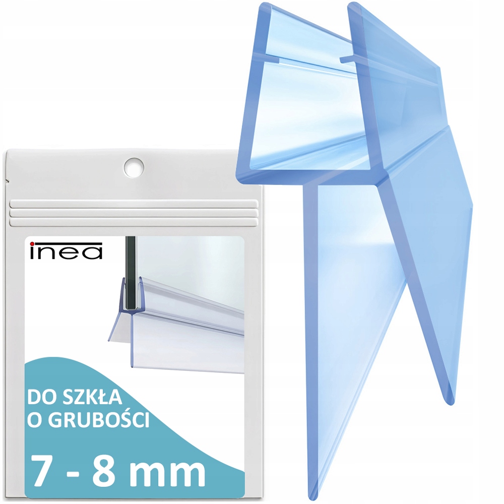80 cm USZCZELKA DO KABINY PRYSZNICOWEJ DRZWI PARAWANU DOLNA POZIOMA 7-8mm 0.8 metra