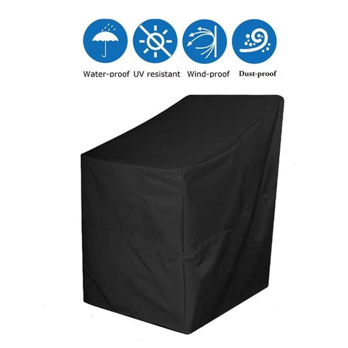 Coperture Per Copertura Protettiva Per Tavolo E Sedie Da Giardino, In Tessuto Oxford 210D Con Rivestimento PU, Nera, Impermeabile E UV Resistente - Include Sacchetto Di Ripor Copertura Sedute Esterne