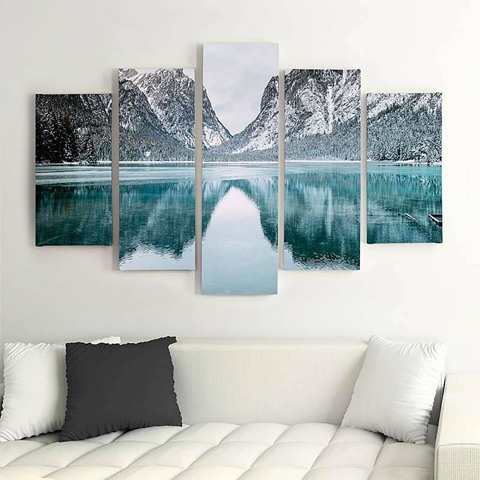 Tableau paysage de montagne - 250 x 120 cm - 3