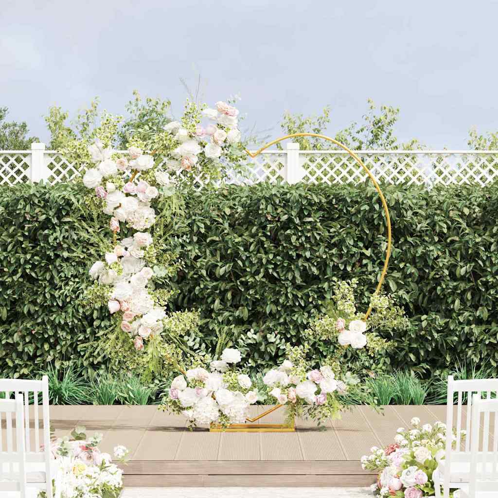 7.2FT Arche de mariage, support de fond ballon de mariage doré arche