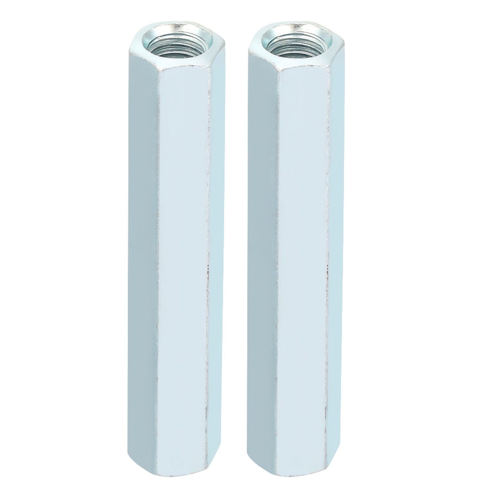 Lot De 5 Tiges De Raccordement Filetées M8 X 1,25 X 66 Mm - Connecteurs Hexagonaux Zingués Pour Assemblage