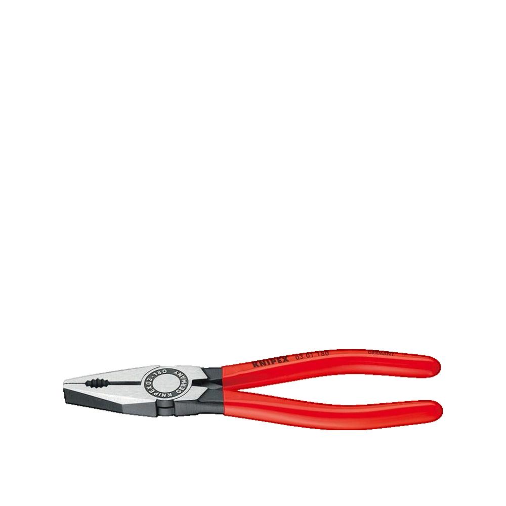 Szczypce uniwersalne Knipex czerwone cięcie stali 3,8 mm kabel miedziany 13 mm