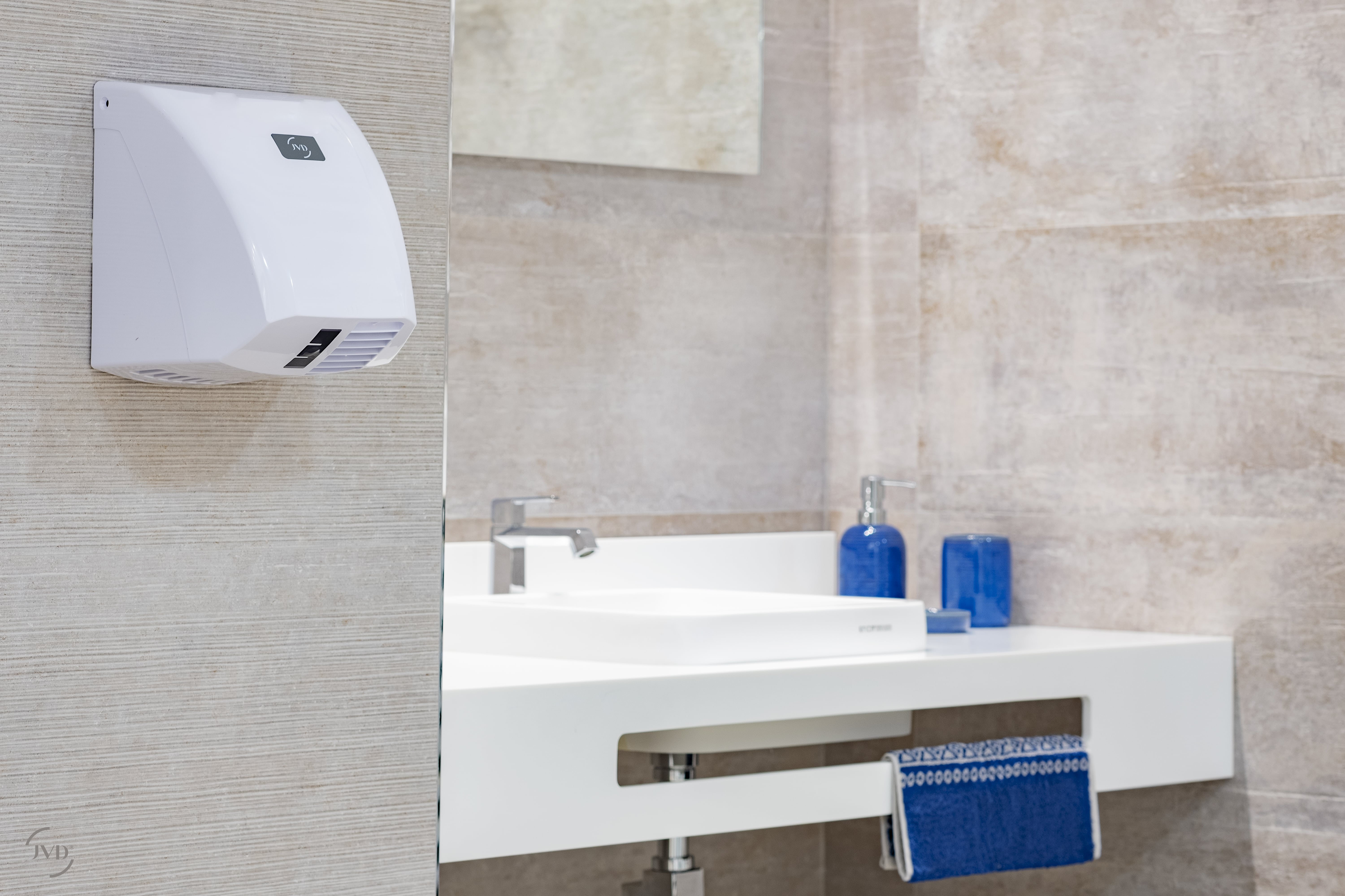 JVD - Sèche-Mains Zephyr blanc - Matériel professionnel - 3