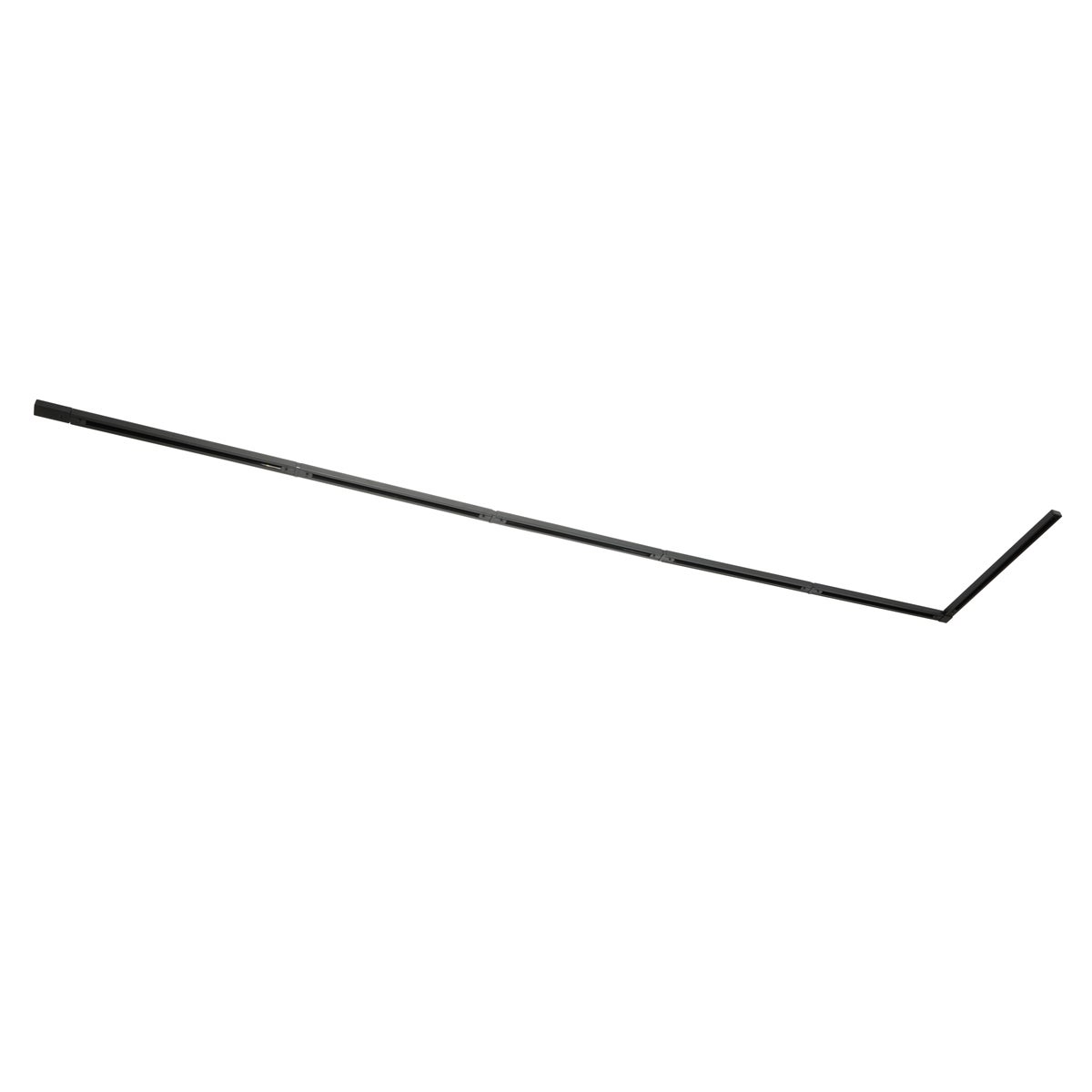 Nowoczesny system oświetlenia szynowego czarny 1-fazowy 300cm - Iconic