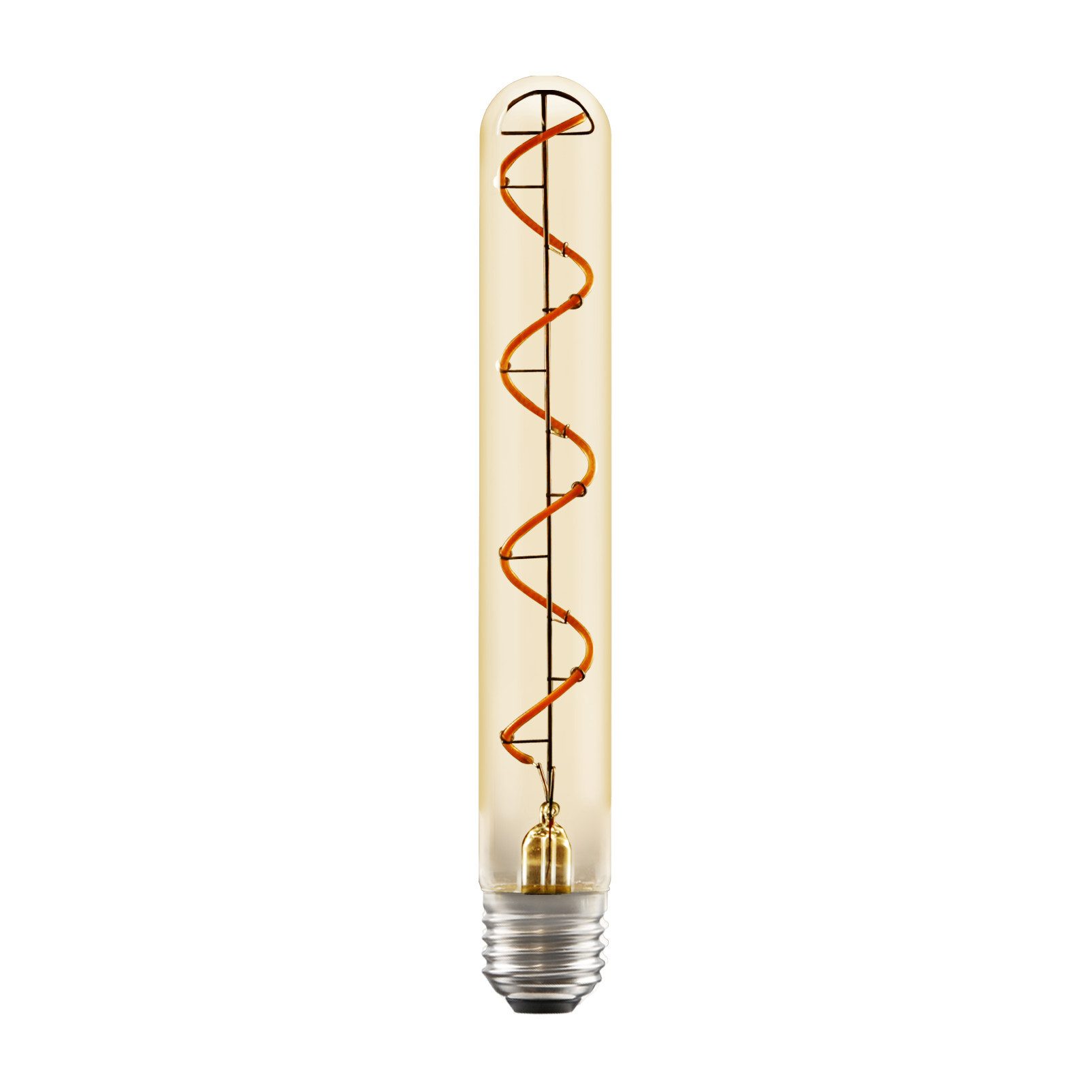 ZMH Żarówka LED Vintage Edison Tubular E27 4W Ciepła biel