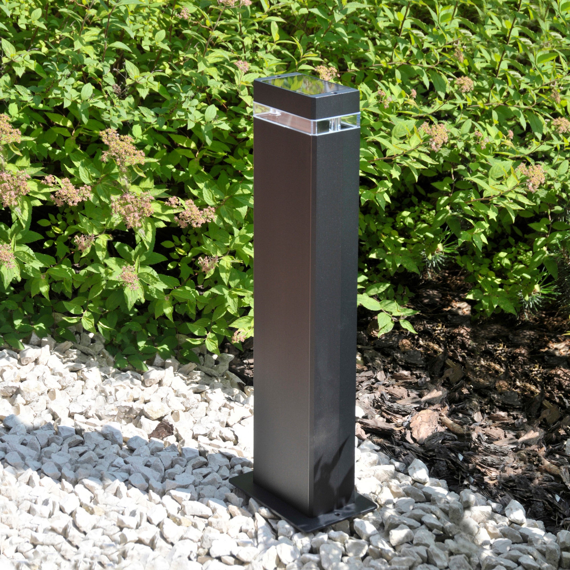 Lampa ogrodowa stojąca Gilbert czarny mat 1xGU10x10W IP44 wym: 50 x 11 x 6,5 cm aluminium Polux - 3