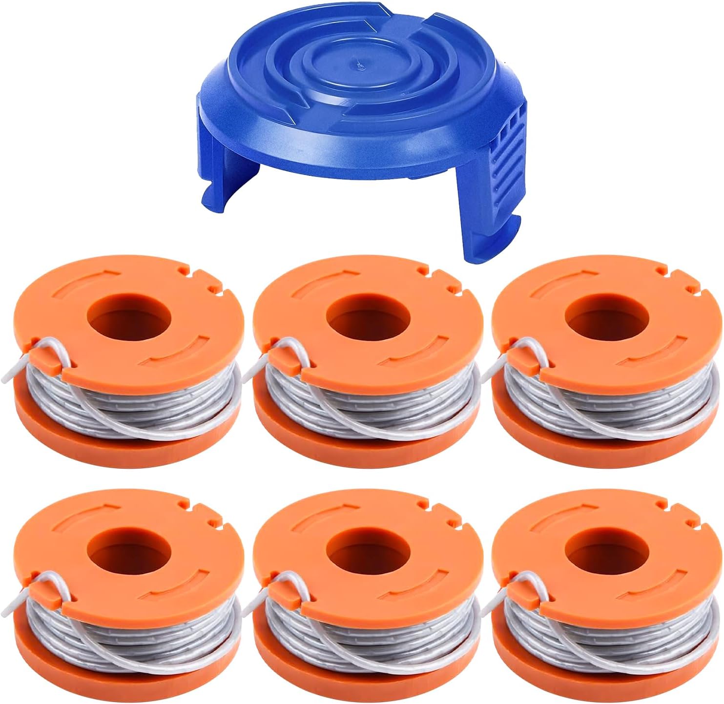 Szpule do trymera Mac Allister MGTP18Li z osłonami szpul TLW-01-1 (6 szpul + 1 osłona)