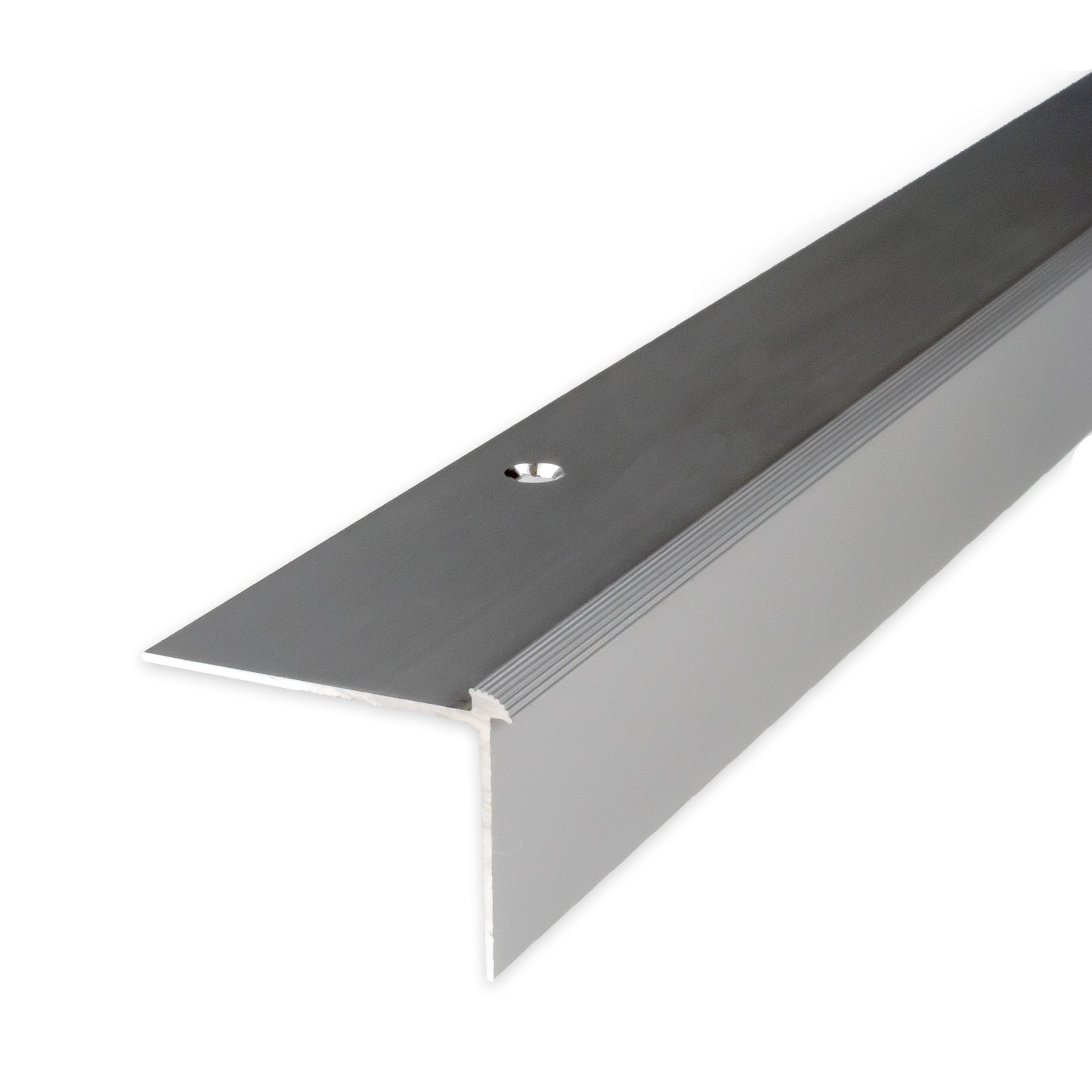 PROVISTON Profil nez de marche Profilé d'angle en aluminium 40x30x1000mm Argent - 7