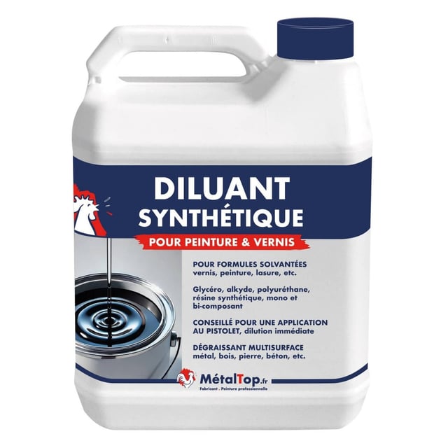 Diluant Synthetique - Metaltop - Incolore - RAL Incolore - Pot 1L