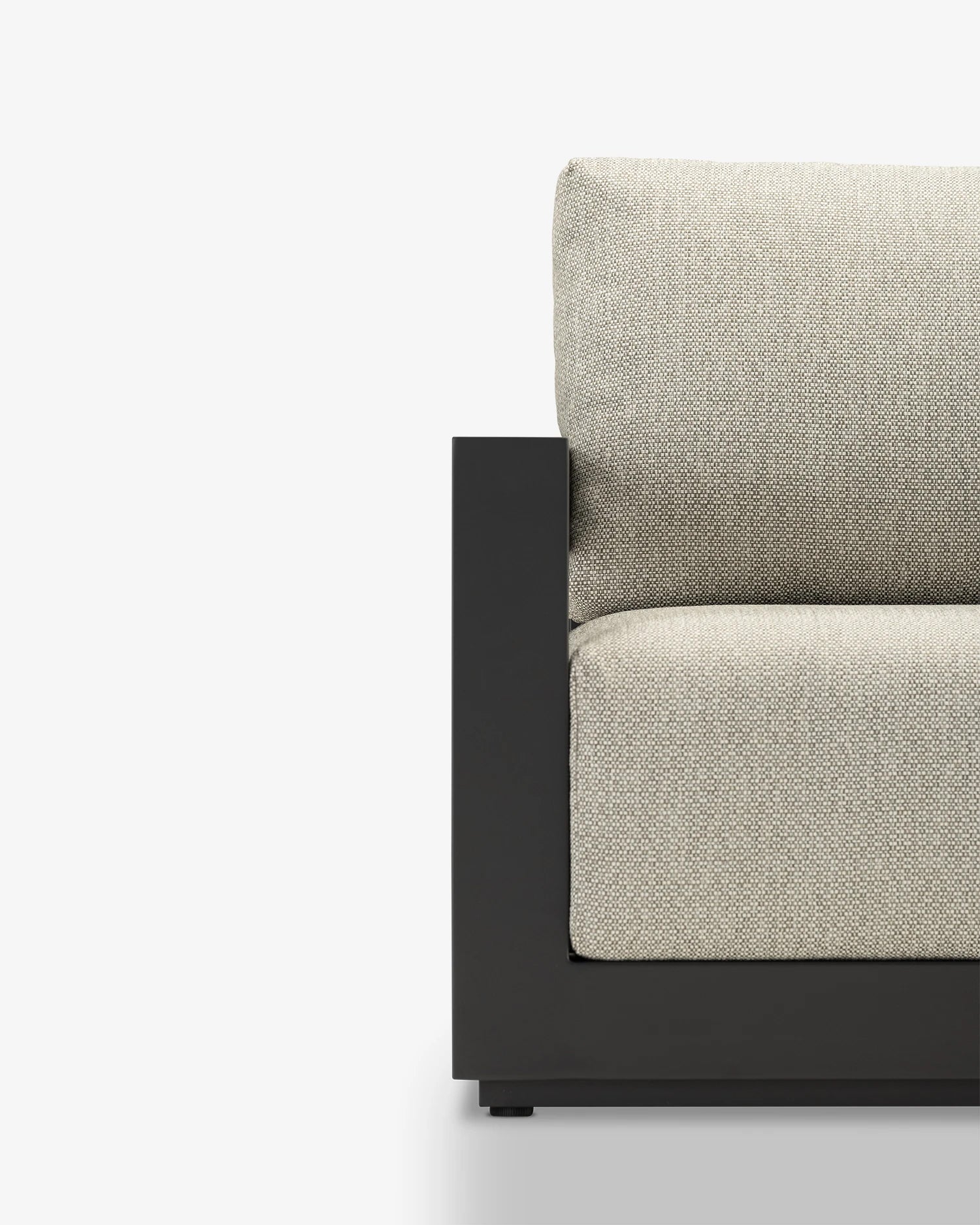 Sofa 3 lugares aluminio antracite - San Francisco - 4